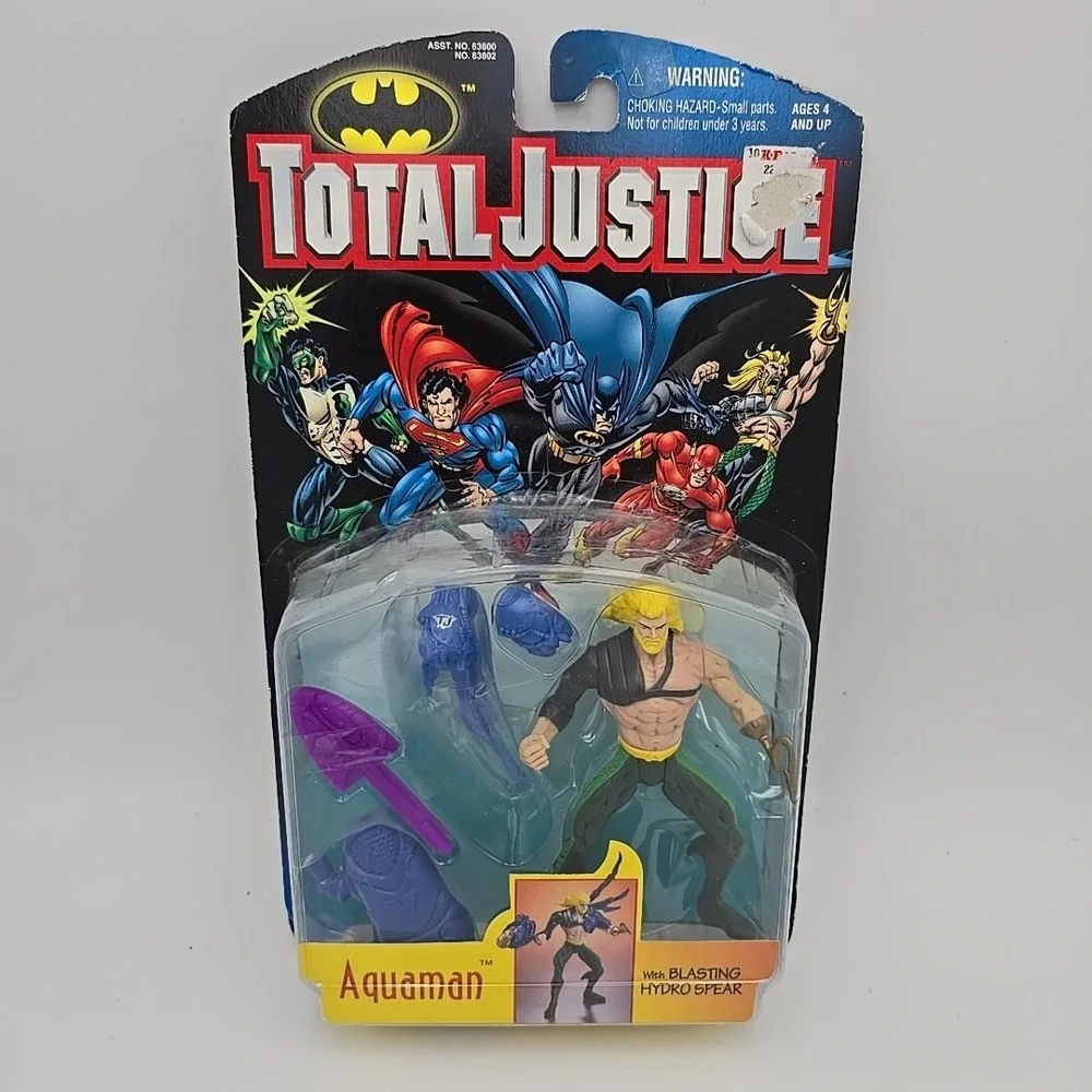 Total Justice League Aquaman‎ Action Figure 1996 Kenner DC Comics Hasbro JLA USA